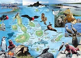 Natural Wonders of the Galápagos - Map 